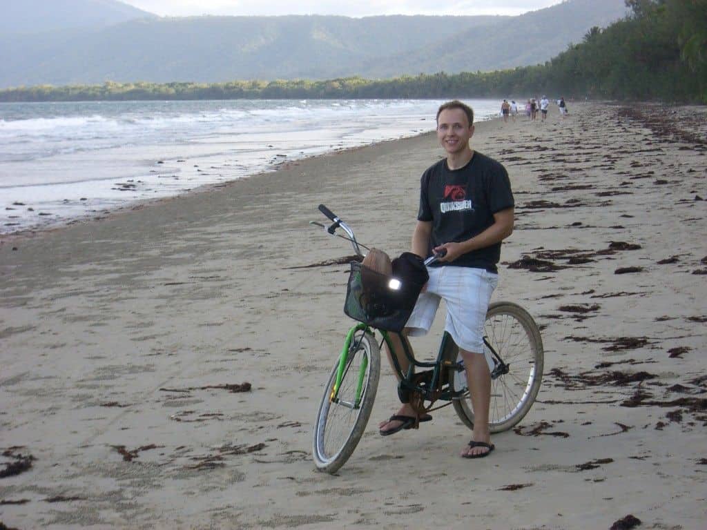 beach biking australia