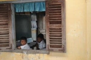 tonle sap school fishing village