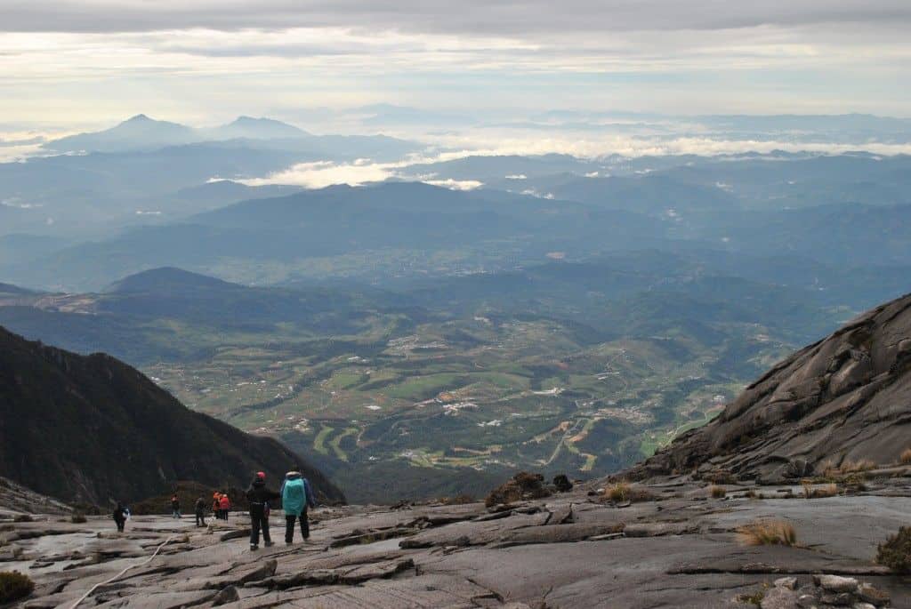 top of mt.kinabalu