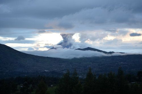 Volcano Eruption in Ecuador