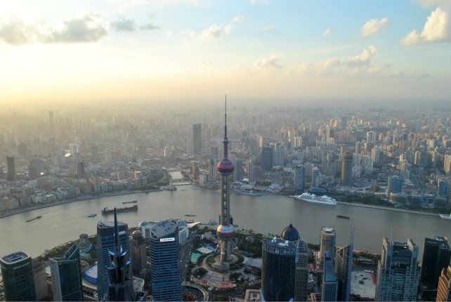 View from Shanghai World Financial Center