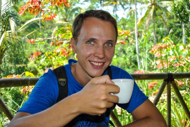 Drinking Coffee Luwak Bali