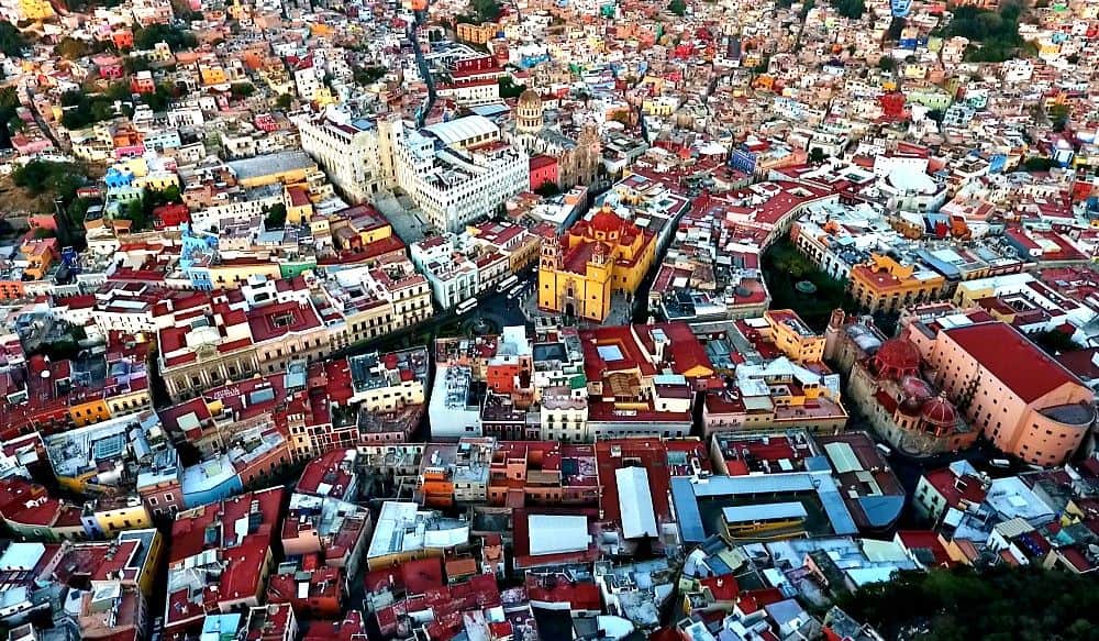Guanajuato Mexico by Drone