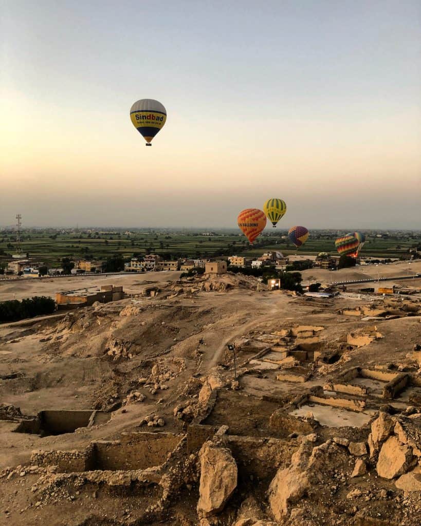 hot air balloon ride Luxor