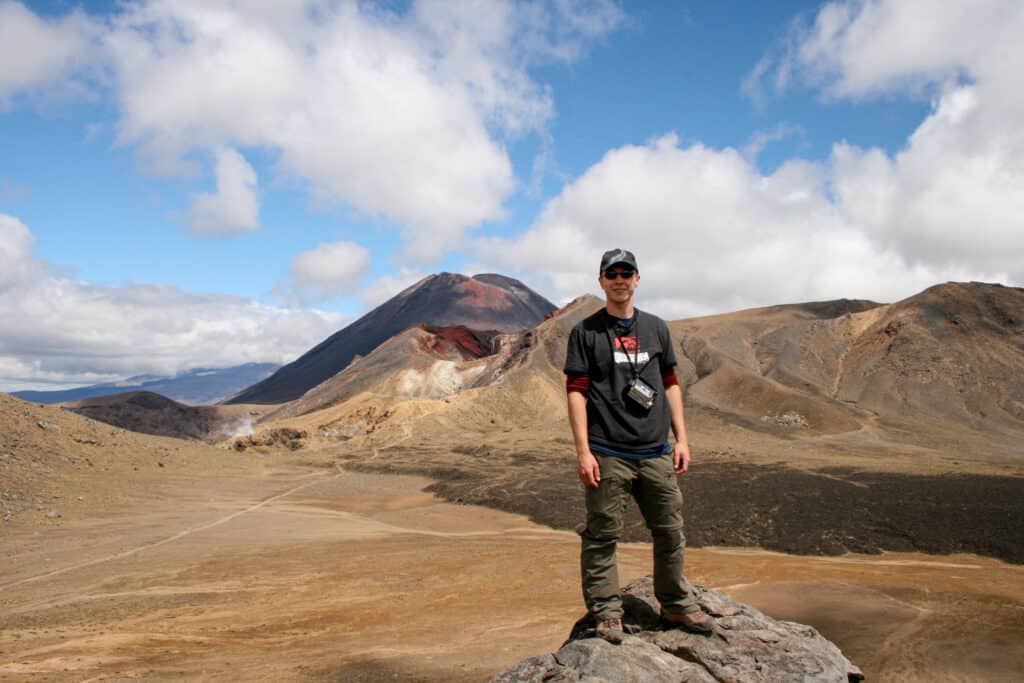 Hiking Tongariro Alpine Crossing in New Zealand