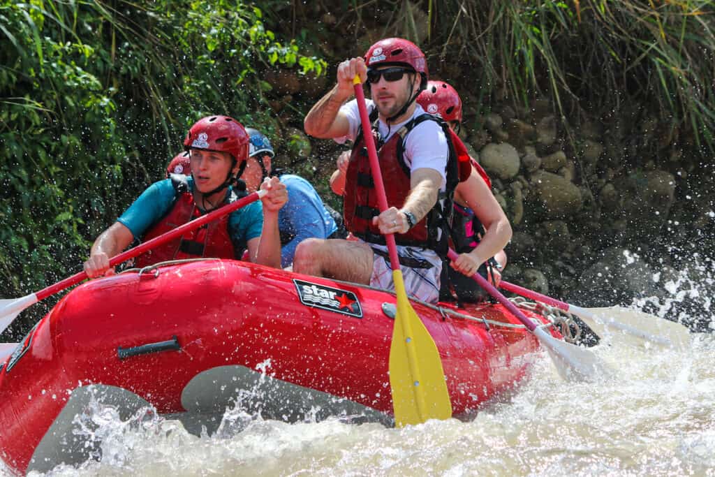 Costa Rica white water rafting is a great thing to add to your 10 day costa rica itinerary